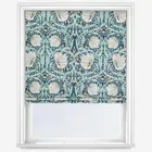 William Morris At Home Pimpernel Velvet Indigo Roman Blind