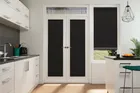 Precision Black Wood - 25mm Slat Venetian Perfect Fit Blind
