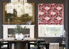 Faded Glamour Fairground Black - Roman Blind