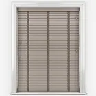 Opulence Clay Grey With Stealth Tapes Wooden Venetian Blind