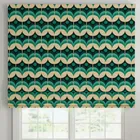 Ante Decor Santa Cruz Printed Made To Measure Roman Blind Lapis