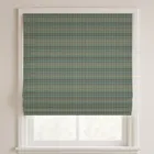 Medina Teal Deluxe Roman Blinds