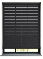 Essentials Black Wood Venetian Blind
