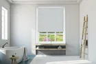 Celine Silver - Moisture Resistant Blackout Roller Blind