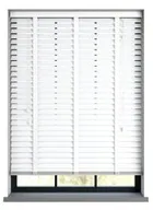 Essentials White Wood Taped Venetian Blind