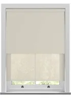 Bella Oyster And Echo Cream Double Roller Blind