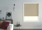 Trinity (blackout) Stone - Motorised Roller Blind