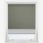 Double Roller Fusion Blackout Pewter & Sunvue Dove Grey Double Roller Blind