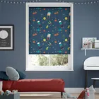 Robbie Robonaut Blackout Space Blue Roller Blind