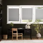 Perfect Fit Duolight Nickel Grey Thermal Blind
