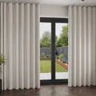 Laura Ashley Burnsall Stripe White Sands Wave Curtain Blinds Uk