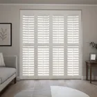 Tradechoice Linen White Full Height Plantation Shutters Blinds Uk