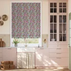 Indian Summer Ditsy Plum & Purple Roman Blind