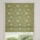 William Morris Iris Made To Measure Roman Blind Moss