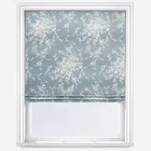 Shabby Chic By Rachel Ashwell Garden Floral Dusky Blue Roman Blind