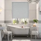 Alicante Blackout Marble Silver Roller Blind