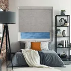 Ami Steel Grey Pelmet Roller Blind