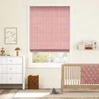 Chester Stripe Berry Roman Blind