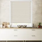 35mm Cream Faux Wood Blinds