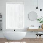Pvc Metropolis Pvc Cool White Blackout Vertical Blind