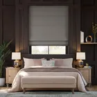Inara Pure Linen Smoke Grey Roman Blind