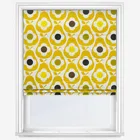 Orla Kiely Pear Yellow Multi Roman Blind