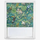 Rainforest Lagoon Roman Blind