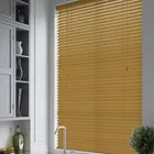 Medium Oak Faux Wooden Venetian Blinds