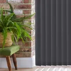 Palette Fr Charcoal Flame Retardant Vertical Blinds