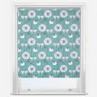Sonova Studio Nordic Pods Teal Roller Blind