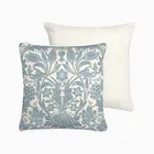 William Morris Sunflower Vintage Blue Cushion