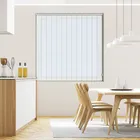 Cleo White Vertical Blind
