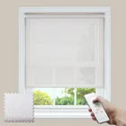 Serenity Ice White Privacy Battery Powered Electric Roller Blinds