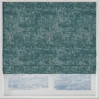 Arcadia Made To Measure Roman Blind Turquoise