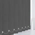 Cairo Blackout Grey Vertical Blind