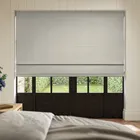 Ante Decor Lucent No Joins Sleek Blackout Made To Measure Roman Blind Ecru