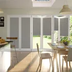 Bifold Clickfit Duoluxe Pewter Pleated Blind