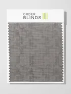 Azurite Grey Velour Roman Blind