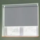 Urban Fr Dark Grey (moisture Resistant) Grip Fit Roller Blinds