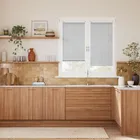 Stick On Essence Silver L-shaped Venetian Blind - 25mm Slat