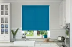 Alpha Sky Blue - Fire Retardant & Moisture Resistant Roller Blind