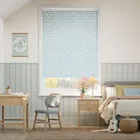 Twist2go Mickey Spots Blackout Sky Blue Roller Blind