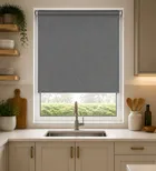 Fiesta Steel - Pvc Blackout Waterproof Roller Blind