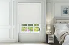 Esme White - Hand Weave Look Blackout Roller Blind