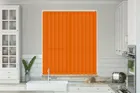 Alpha Orange - Fire Retardant & Moisture Resistant Vertical Blind