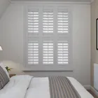Pebble Grey Tier On Tier Plantation Shutters Blinds Uk