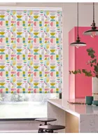 Segments Mustard Geometric Roller Blind