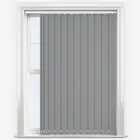 Deluxe Plain Storm Grey Vertical Blind