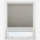 Double Roller Voga Blackout Dove Grey & Grey Double Roller Blind