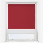 Supreme Blackout Red & White Double Roller Blind